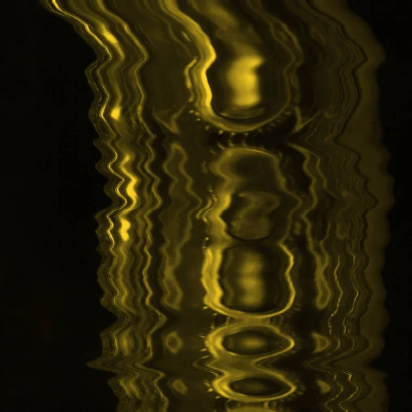 Абстрактная Цифровая Текстура Эффекта Скольжения Экрана Желтый Черный — стоковое фото