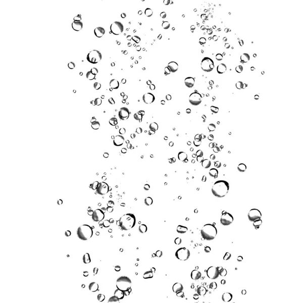 Isolated Water Bubbles White Background — Stock Photo, Image