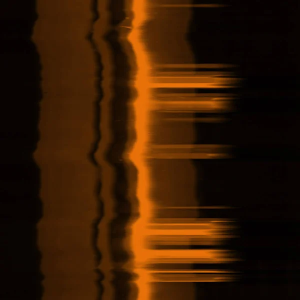 Abstract Digital Screen Glitch Effect Texture Orange Black — Stock Photo, Image
