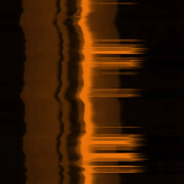 Abstrakta Digital Skärm Glitch Effekt Konsistens Orange Och Svart — Stockfoto