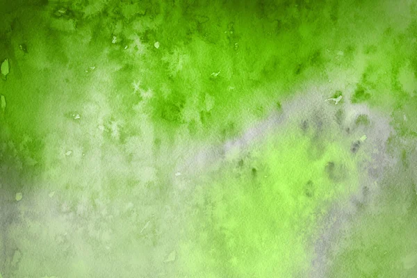 Green Watercolor Paint Paper Abstract Background — Stock Photo, Image