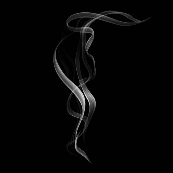 Abstraktní Tapety Kouřit Černém Pozadí — Stock fotografie
