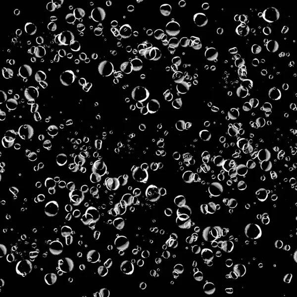 Abstract Wallpaper Soap Bubbles Dark Background — Stock Photo, Image