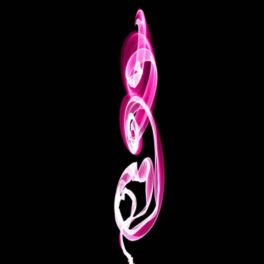 koyu arka plan üzerinde duman ile soyut duvar kağıdı