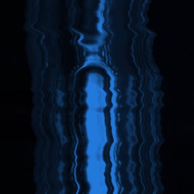 Soyut Mavi Dijital ekran aksaklık etkisi doku. 