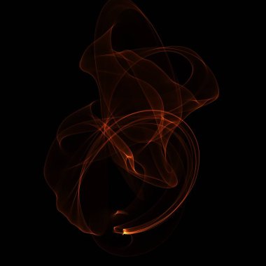 koyu arka plan üzerinde ateşle soyut duvar kağıdı