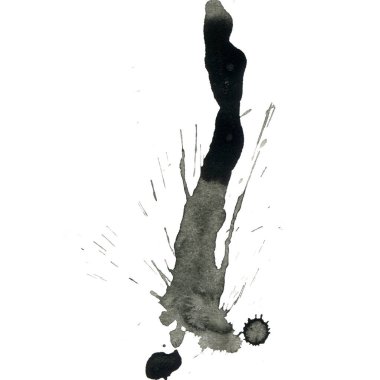 Beyaz arka plan doku soyut siyah boya splatters