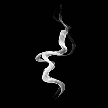 soyut duvar kağıdı, siyah arka plan üzerine duman