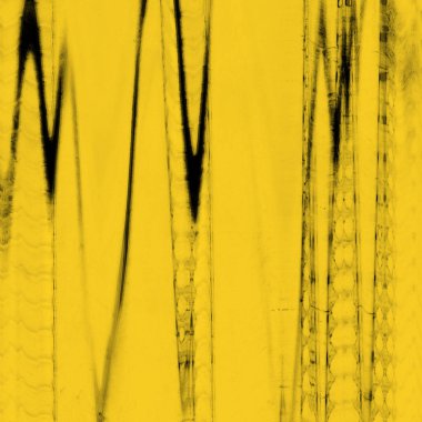 Dijital ekran aksaklık etkisi doku soyut. sarı ve siyah