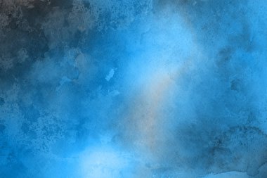 Kağıt arka plan mavi suluboya boya