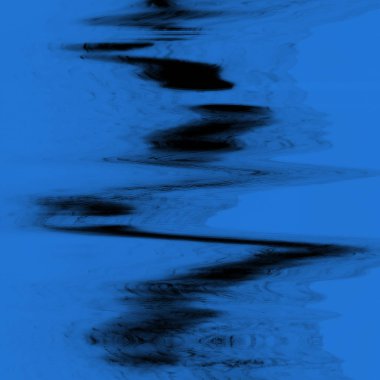 Soyut Mavi Dijital ekran aksaklık etkisi doku. 