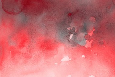 Kağıt arka plan üzerinde kırmızı sulu boya boya