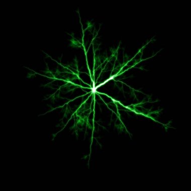 yıldırım koyu arka plan üzerinde parlayan ile soyut duvar kağıdı