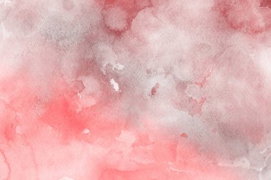 Kağıt arka plan üzerinde kırmızı sulu boya boya