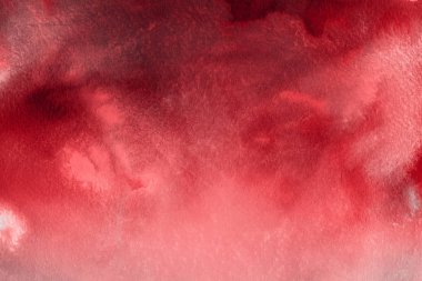 sulu boya boyama doku ile kırmızı arka plan