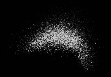 koyu arka plan üzerinde beyaz sprey boya