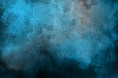 Kağıt arka plan mavi suluboya boya