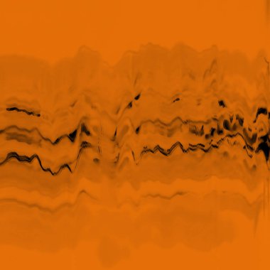 Dijital ekran aksaklık etkisi doku soyut. Turuncu ve siyah