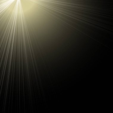 koyu arka plan üzerinde güneş ışınları ile soyut duvar kağıdı