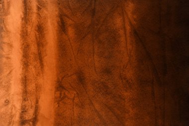 sulu boya boyama doku ile turuncu arka plan