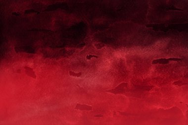 sulu boya boyama doku ile kırmızı arka plan