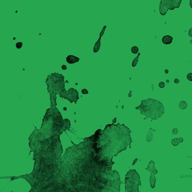 yeşil arka plan doku soyut siyah boya splatters