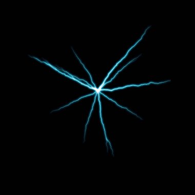 yıldırım koyu arka plan üzerinde parlayan ile soyut duvar kağıdı