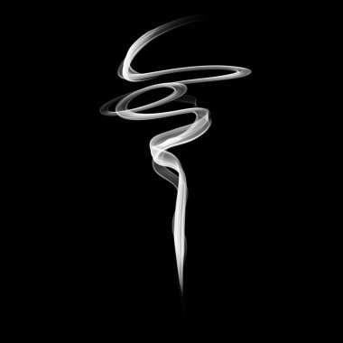 soyut duvar kağıdı, siyah arka plan üzerine duman