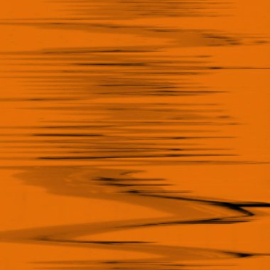 Dijital ekran aksaklık etkisi doku soyut. Turuncu ve siyah