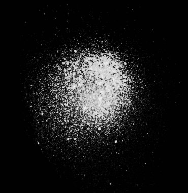 koyu arka plan üzerinde beyaz sprey boya