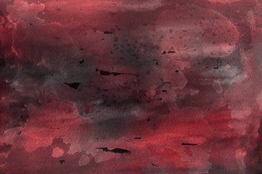 Kağıt arka plan üzerinde kırmızı sulu boya boya