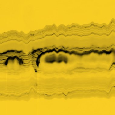 Dijital ekran aksaklık etkisi doku soyut. sarı ve siyah