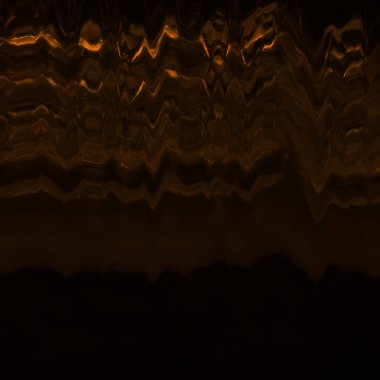 Dijital ekran aksaklık etkisi doku soyut. Turuncu ve siyah