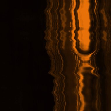 Dijital ekran aksaklık etkisi doku soyut. Turuncu ve siyah