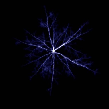 yıldırım koyu arka plan üzerinde parlayan ile soyut duvar kağıdı