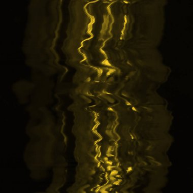 Dijital ekran aksaklık etkisi doku soyut. sarı ve siyah