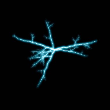 yıldırım koyu arka plan üzerinde parlayan ile soyut duvar kağıdı