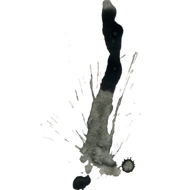 Beyaz arka plan doku soyut siyah boya splatters