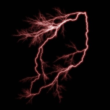 Şimşek desenli koyu soyut arkaplan