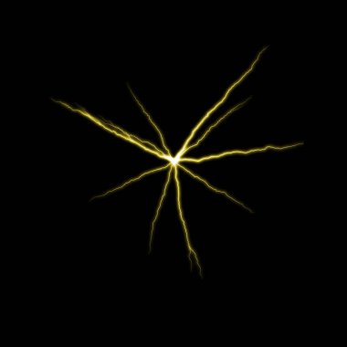 yıldırım koyu arka plan üzerinde parlayan ile soyut duvar kağıdı