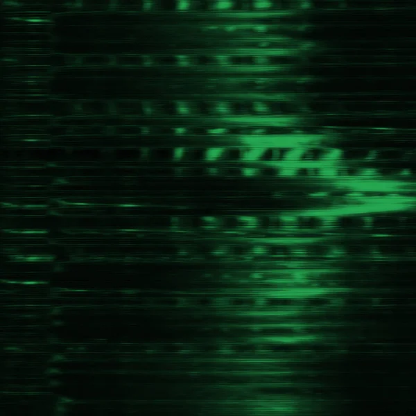 Abstract   digital screen glitch effect texture. Green  and black