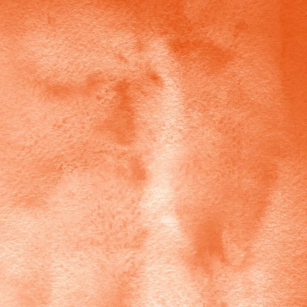 orange abstract background with watercolor paint texture