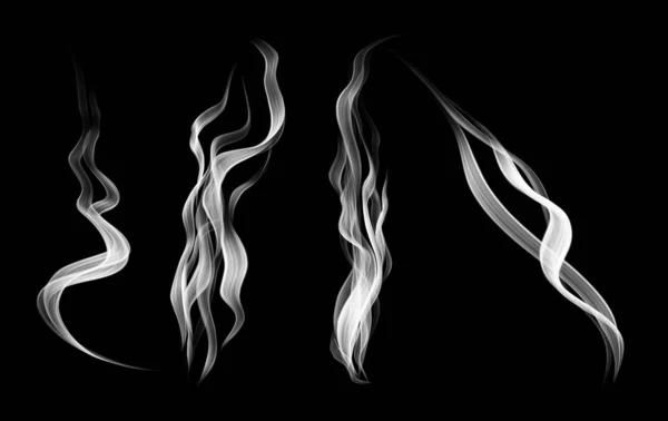 Papel Parede Abstrato Fumaça Fundo Preto — Fotografia de Stock
