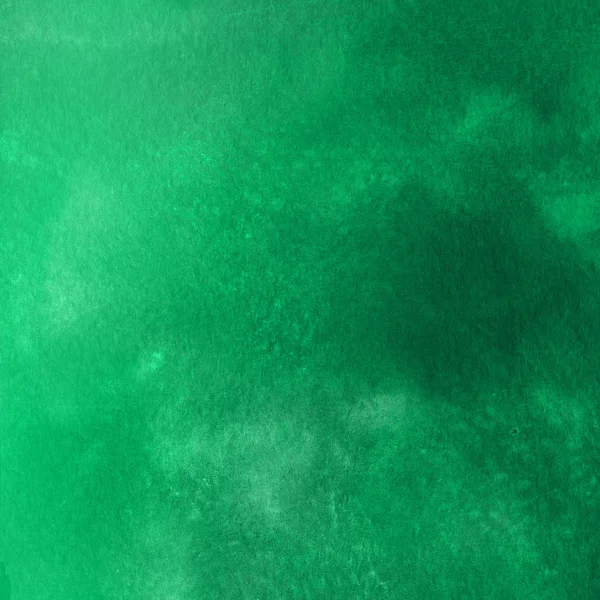 Fundo Abstrato Verde Com Textura Tinta Aquarela — Fotografia de Stock