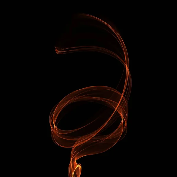 暗い背景上に火で抽象的な壁紙 — ストック写真