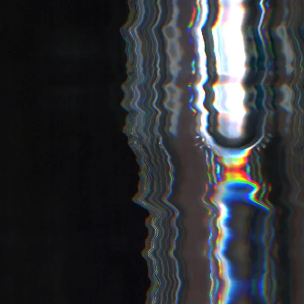 Tekstur Efek Glitch Layar Digital Abstrak — Stok Foto