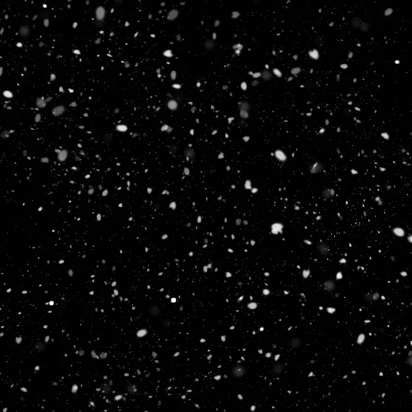 Fondo Pantalla Abstracto Con Nieve Cayendo Sobre Fondo Negro —  Fotos de Stock