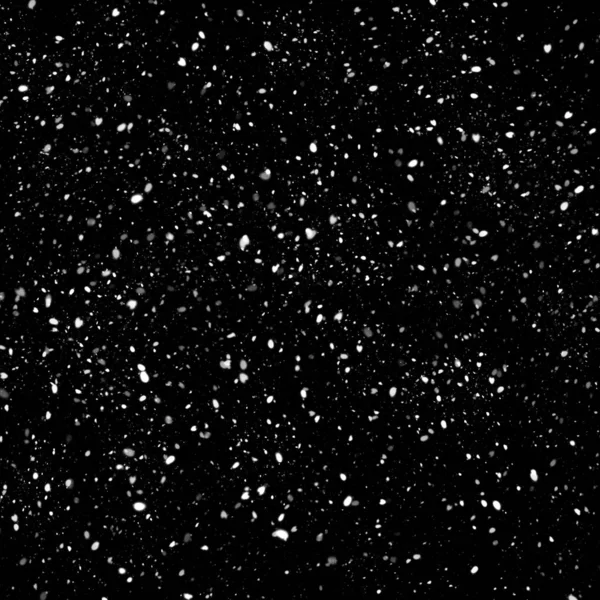 Абстрактные Обои Падающим Снегом Черном Фоне — стоковое фото