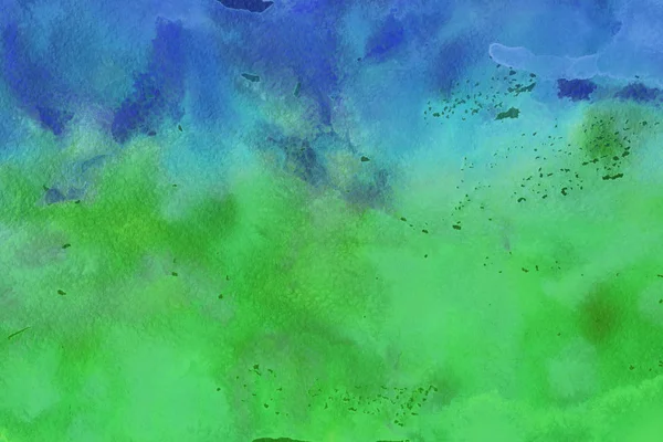 Peinture Aquarelle Colorée Sur Papier Fond Abstrait — Photo