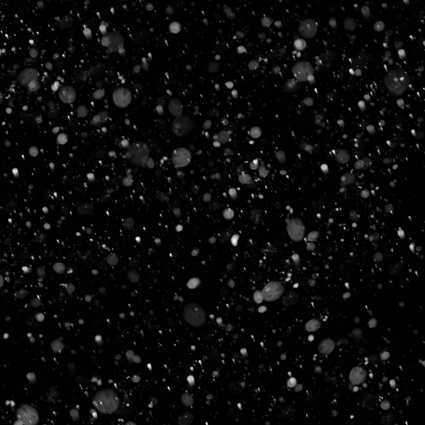 Fondo Pantalla Abstracto Con Nieve Cayendo Sobre Fondo Negro —  Fotos de Stock